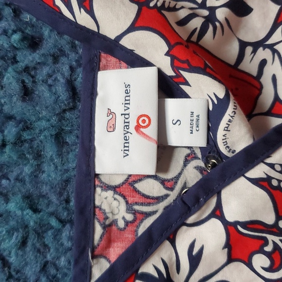 VINEYARD VINES for Target Women's Hibiscus Whale, Strappy, V-Neck Dress, S - Picture 6 of 7